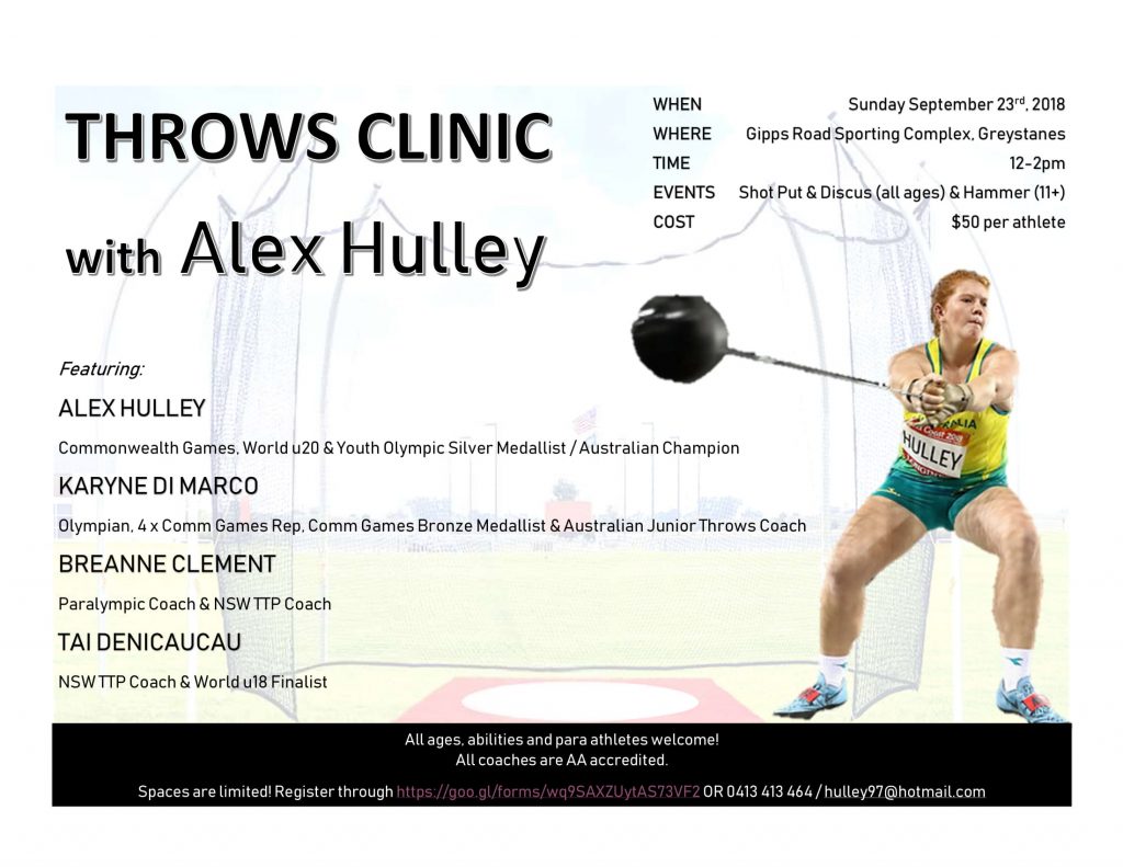 Throws Clinic with Alex Hulley